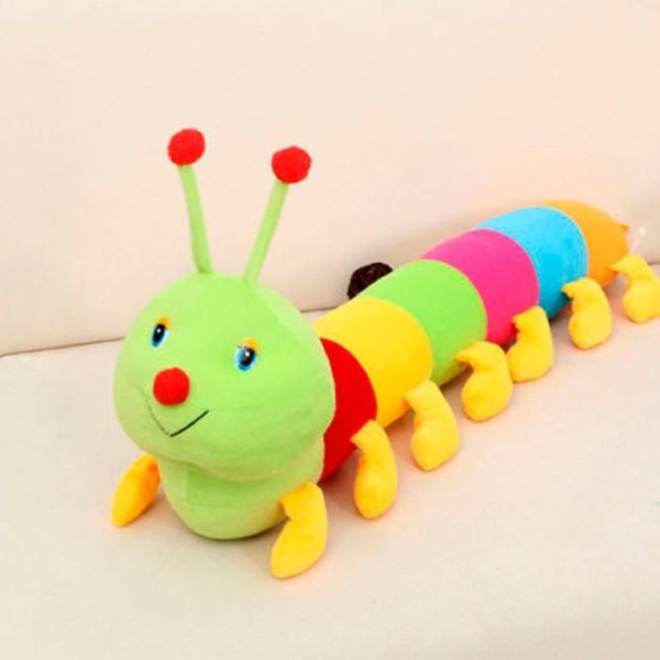 Peluche Gusano de 50 cm  Suavidad y Color para Niños y Decoración