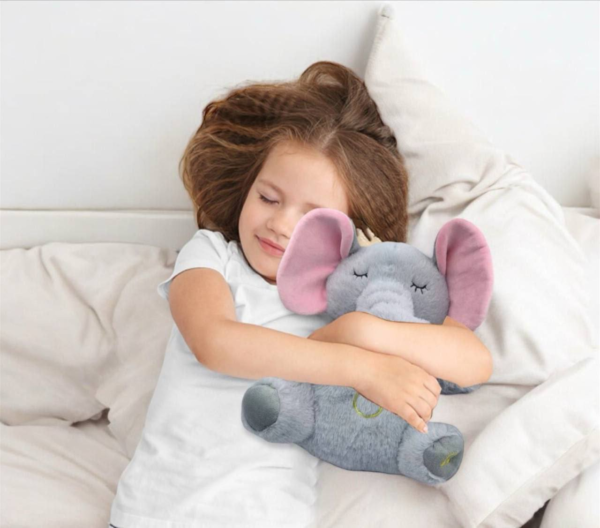 🐘 Peluche Elefante que Respira – Sensorial, Calmante y Suave Compañía para Dormir - Image 2