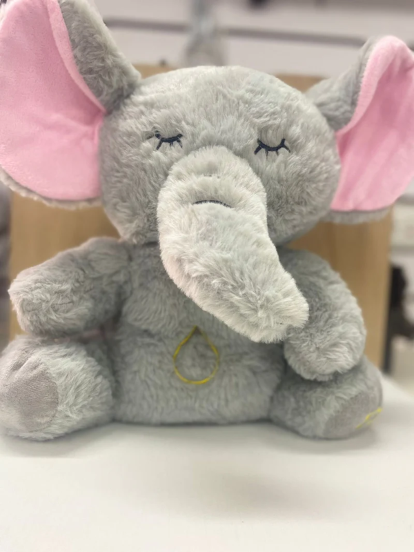 🐘 Peluche Elefante que Respira – Sensorial, Calmante y Suave Compañía para Dormir - Image 5