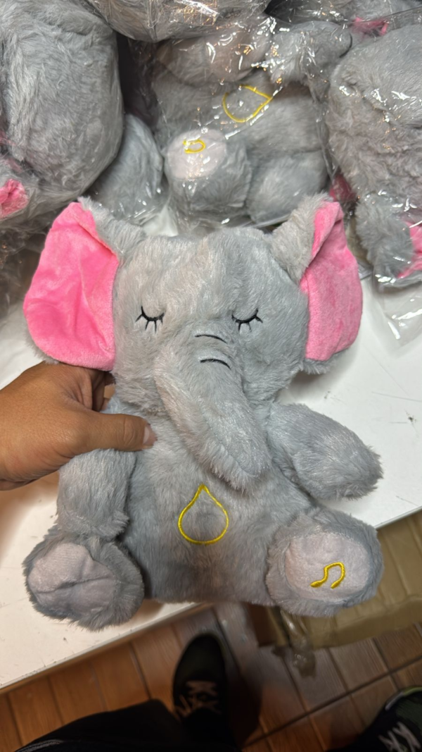 🐘 Peluche Elefante que Respira – Sensorial, Calmante y Suave Compañía para Dormir - Image 4