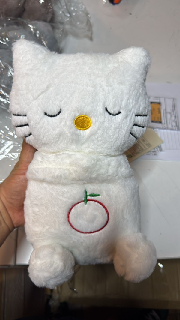 Peluche Gato Que Respira – Juguete Relajante para Bebés y Niños | Efecto Respiración Real + Sonidos Calmantes