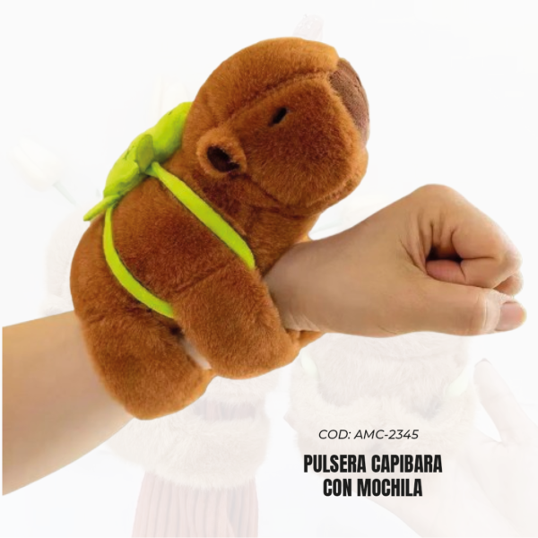 🎒🧸 Peluche Capibara con Mochila – Suave, Grande y con Detalles Encantadores 🧸🎒 - Image 2